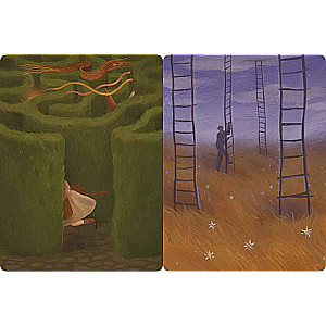 Search for Inner Support: Metaphorical Associative Cards