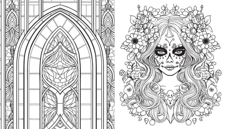 I Love Coloring GOTHIC