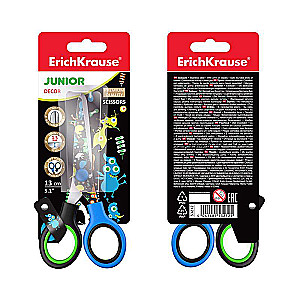 ErichKrause Junior Decor Funny Monsters Scissors, 13 cm