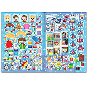 Activity Book 250 Stickers Santa Claus' Factory
