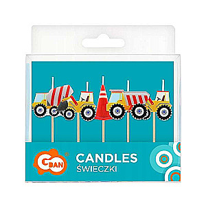 Candle Set - Construction 5pcs