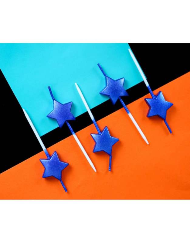 Candle Set - Stars 5pcs