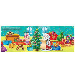 New Year's Album. 100 Stickers Grandfather Frost
