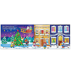 New Year's Album. 100 Stickers Grandfather Frost