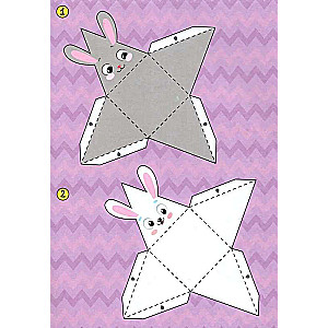 Cut-Out Book New Year's Crafts. Frosty Express