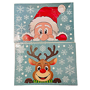 New Year decoration sticker for window 20x30cm, mix
