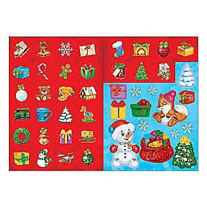 Advent Calendar with Stickers. In Search of the New Year