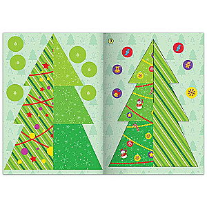 Cut-out Book. New Year Crafts. Winter Round Dance