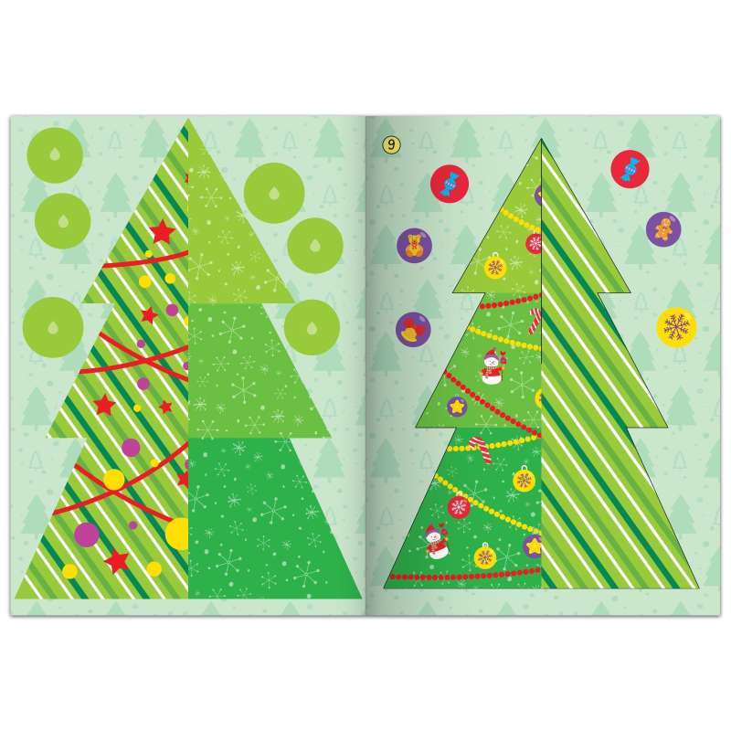 Cut-out Book. New Year Crafts. Winter Round Dance