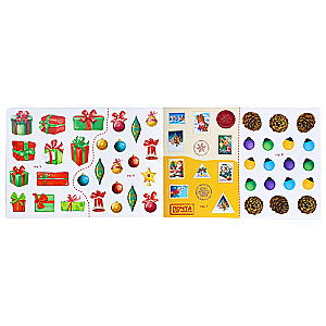 New Year's Album of 100 Stickers - Grandfather Frost