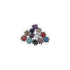 Bow - Star 10cm with Velcro, mix