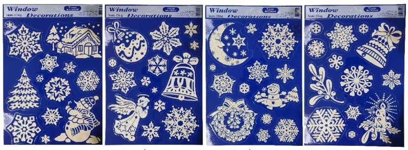 New Year window decoration sticker, mix
