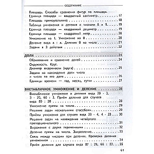 Complete Annual Mathematics Course in Tables and Diagrams: 3rd Grade