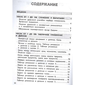 Complete Annual Mathematics Course in Tables and Diagrams: 3rd Grade