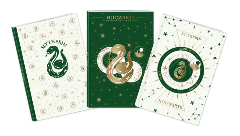 Slytherin. Set of Notebooks for Ambitious and Resourceful 3 in a Set