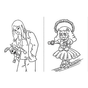 Five Nights at Freddy's. Coloring Book. Animatronics + Neighbor