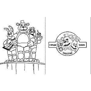 Five Nights at Freddy's. Coloring Book. Animatronics + Neighbor