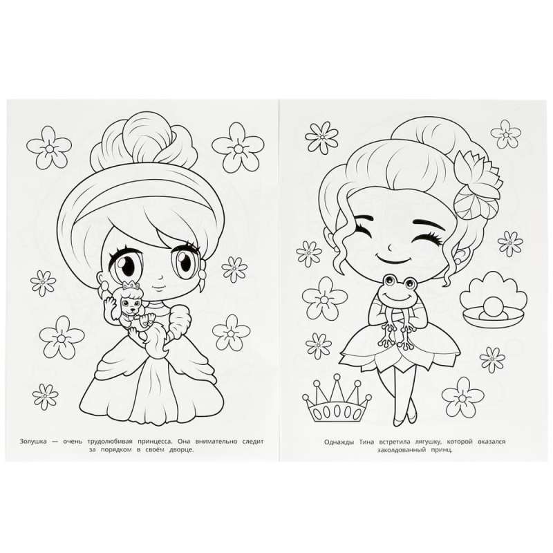 Charming Princesses. Coloring Book