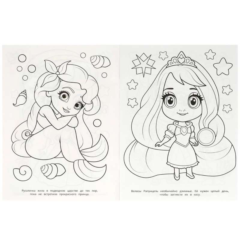 Charming Princesses. Coloring Book