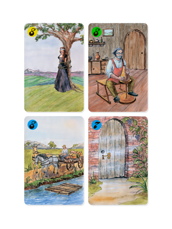 Metaphorical Associative Cards - Hero's Journey + Resource of Elements