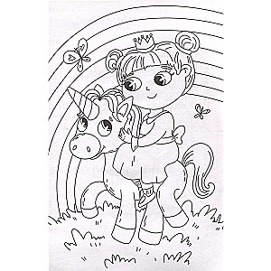 Coloring Book. Beautiful Princesses
