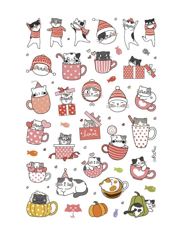 MEOW STICKERS
