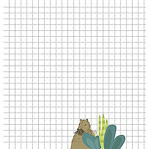 Notepad Don't Worry – Just CAPYBARA! blue