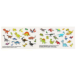 Dinosaurs. Album of 100 Stickers