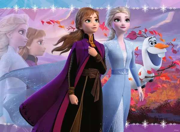 Puzzle 100 Frozen 2, glittering