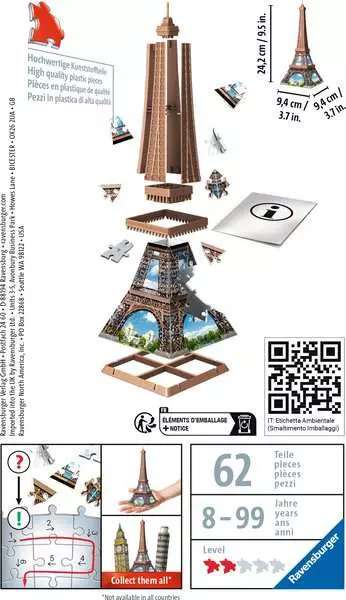 3D Puzzle Mini Eiffel Tower