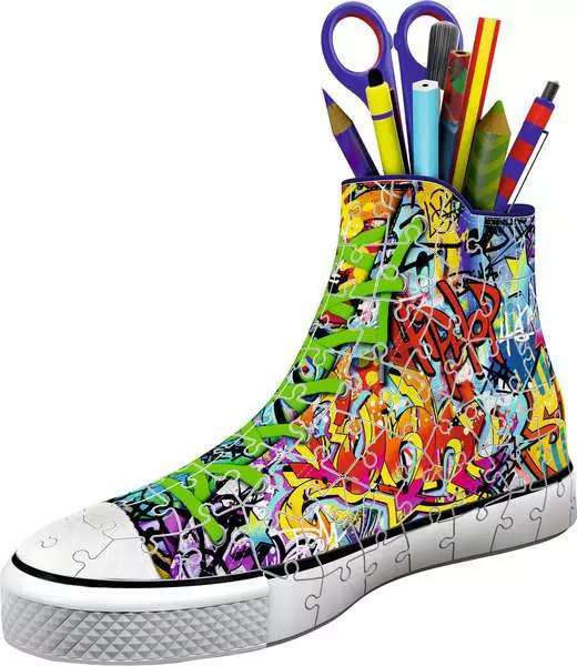 3D puzzle Pencil Holder Graffiti