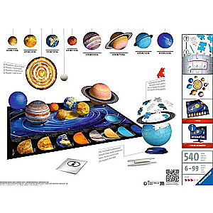 3D puzzle 540 Solar system