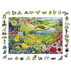 Wooden Puzzle 500 Garden