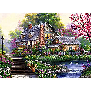 Puzzle 1000 Romantic Cottage