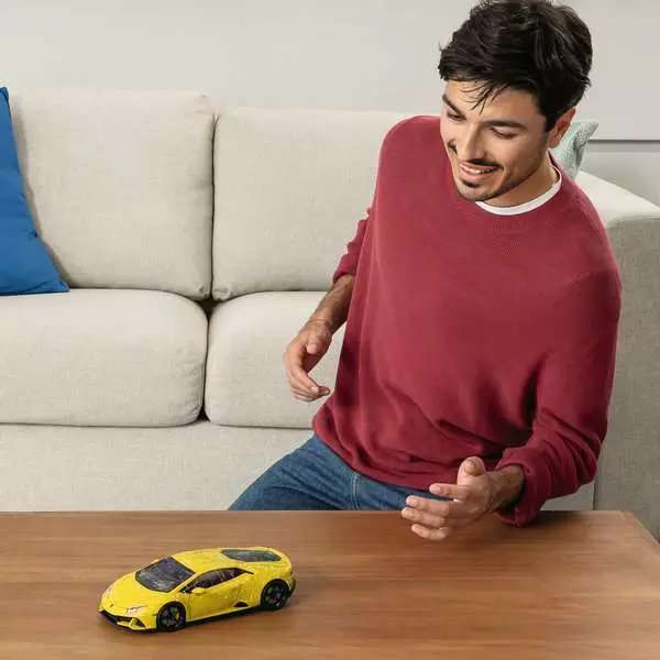 3D puzzle Lamborghini Huracan, yellow