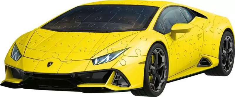 3D puzzle Lamborghini Huracan, yellow