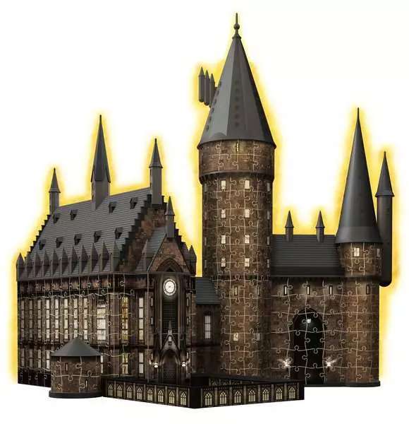 3D Puzzle Harry Potter Hogwarts Castle Night