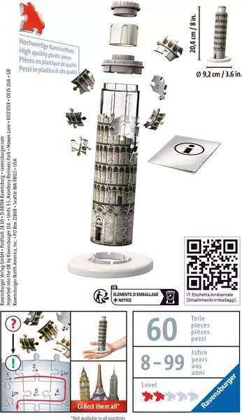 3D Puzzle 54 Mini Building Pisa