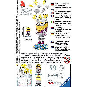 3D puzzle 59 Minions-2