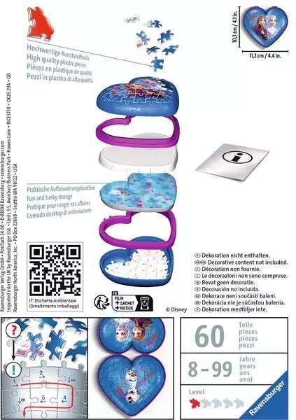 3D puzzle Heart Frozen-2