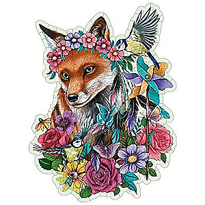 Wooden Puzzle 150 Colorful Fox