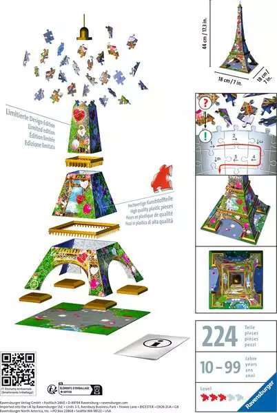 3D puzzle Eiffel Tower
