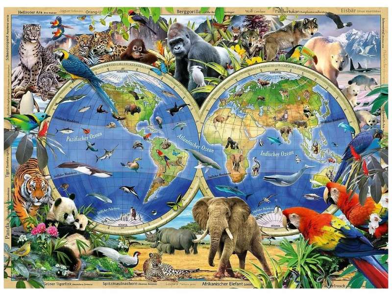 Puzzle 100 Animals of the Earth