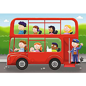 Puzzle 4 in 1 Transport, 2-3-4-5