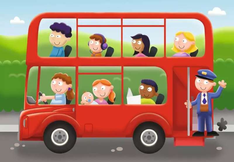 Puzzle 4 in 1 Transport, 2-3-4-5