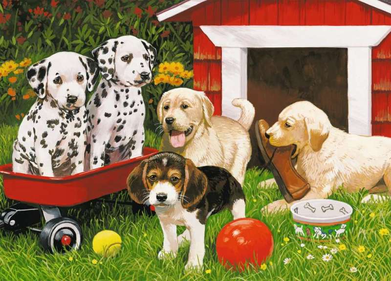 Puzzle 60 Puppy Party