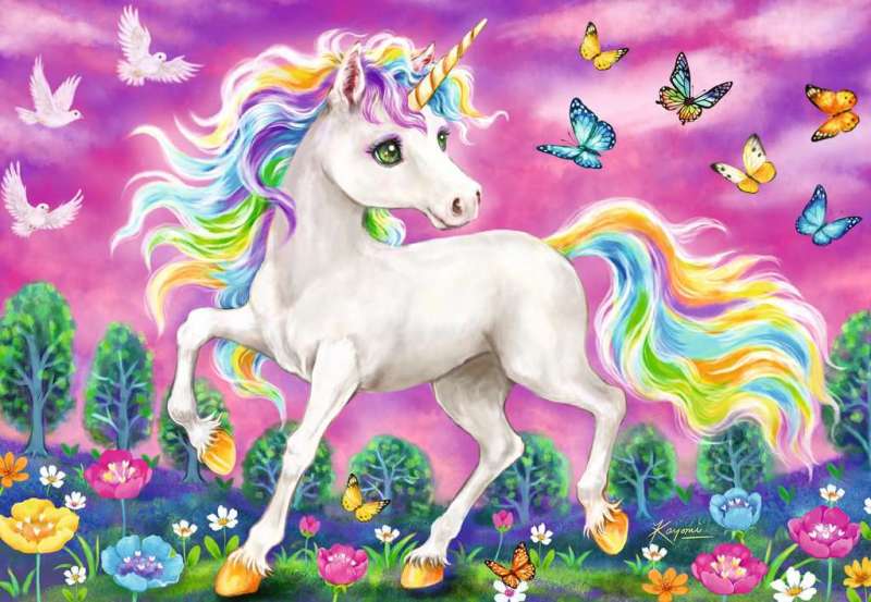 Puzzle 2x24 Unicorn and Pegasus