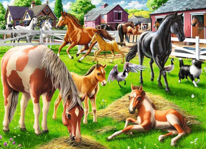 Puzzle 60 Happy Horses