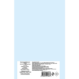 Anime. New Year Notebook A5, 64 pages, color block, blue