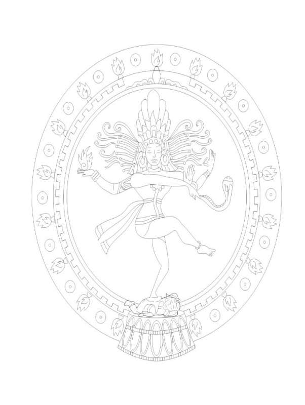 Mandalas of the World's People. Coloring Book